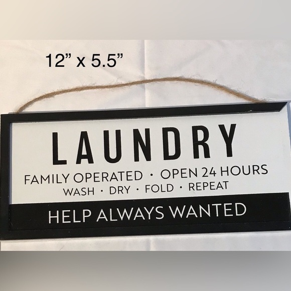 🧺 SUPER CUTE LAUNDRY ROOM SIGN! 🧺 - Picture 1 of 5
